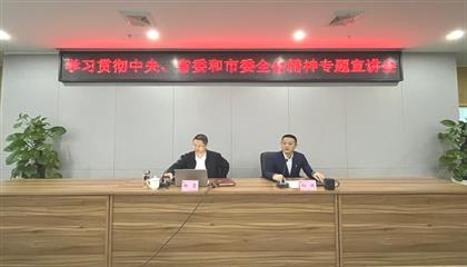 遂寧興業(yè)集團(tuán)召開學(xué)習(xí)貫徹中央、省委和市委全會(huì)精神專題宣講會(huì)